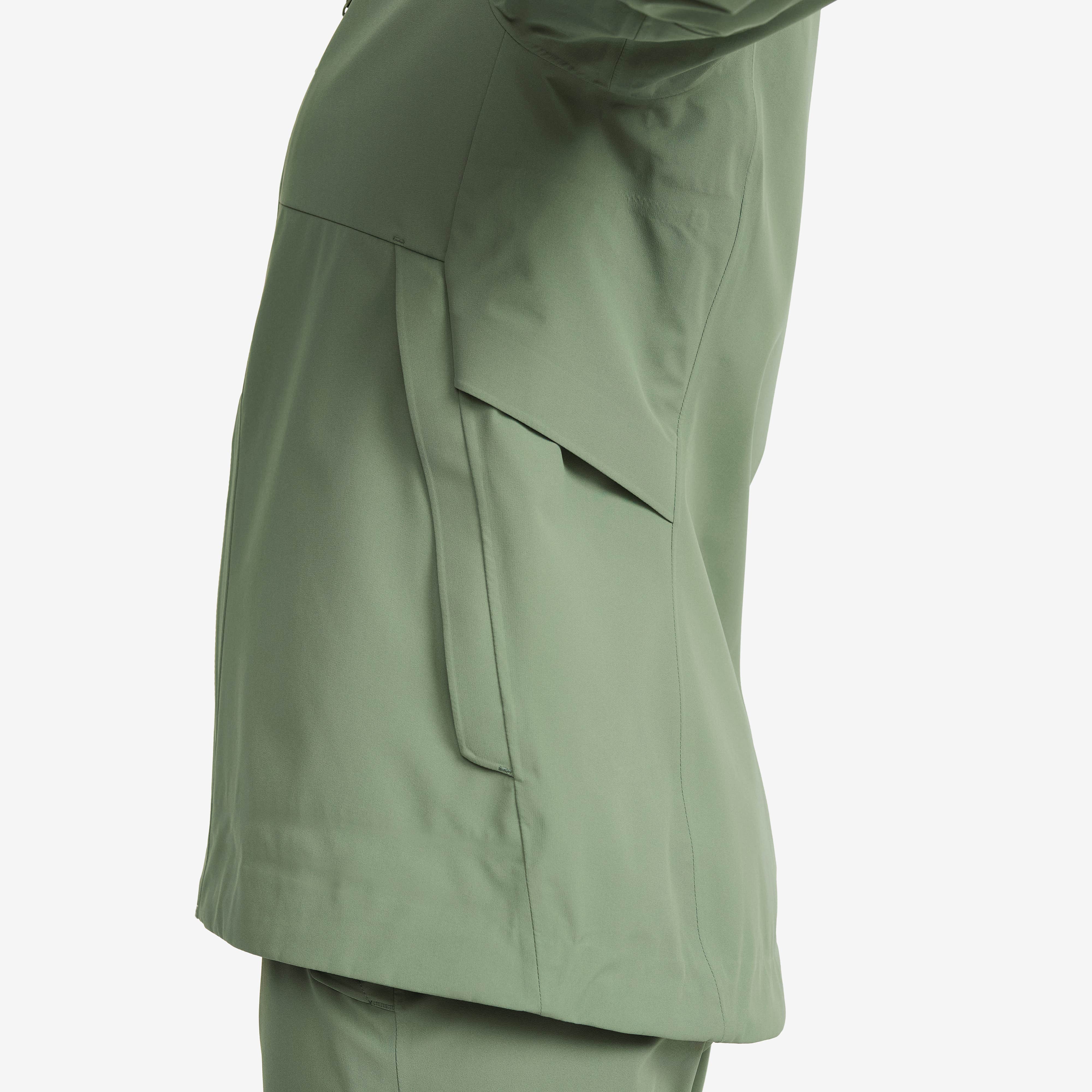 Cloud 3L Shell Jacket Dame Dusty Green