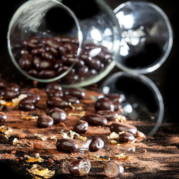 Les perles de vigne - bonbon chocolat au raisin et Sauternes