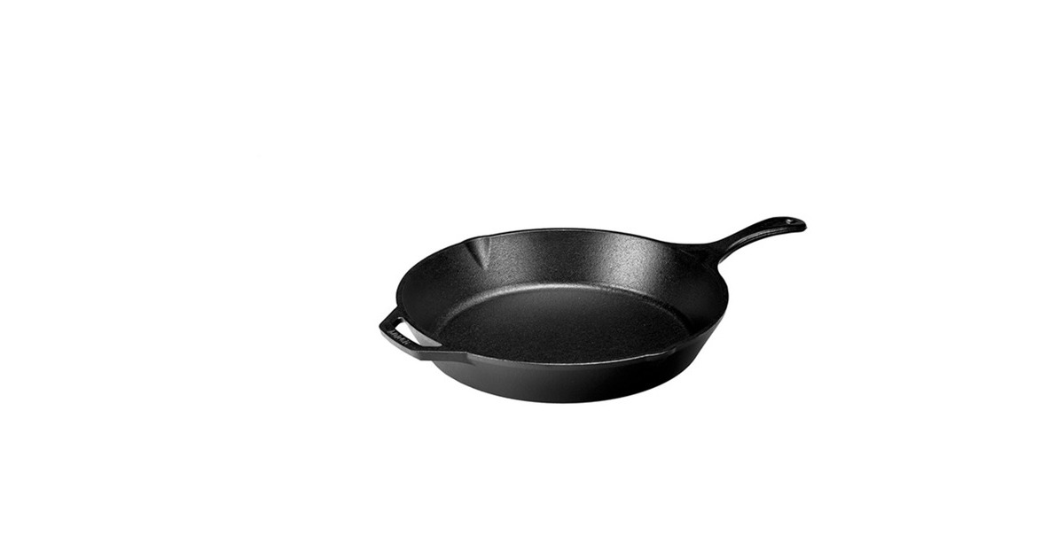 LodgeBraadpan met handvat L12SK3 bak-/braadpan  (Zwart, Ø 33,7cm)