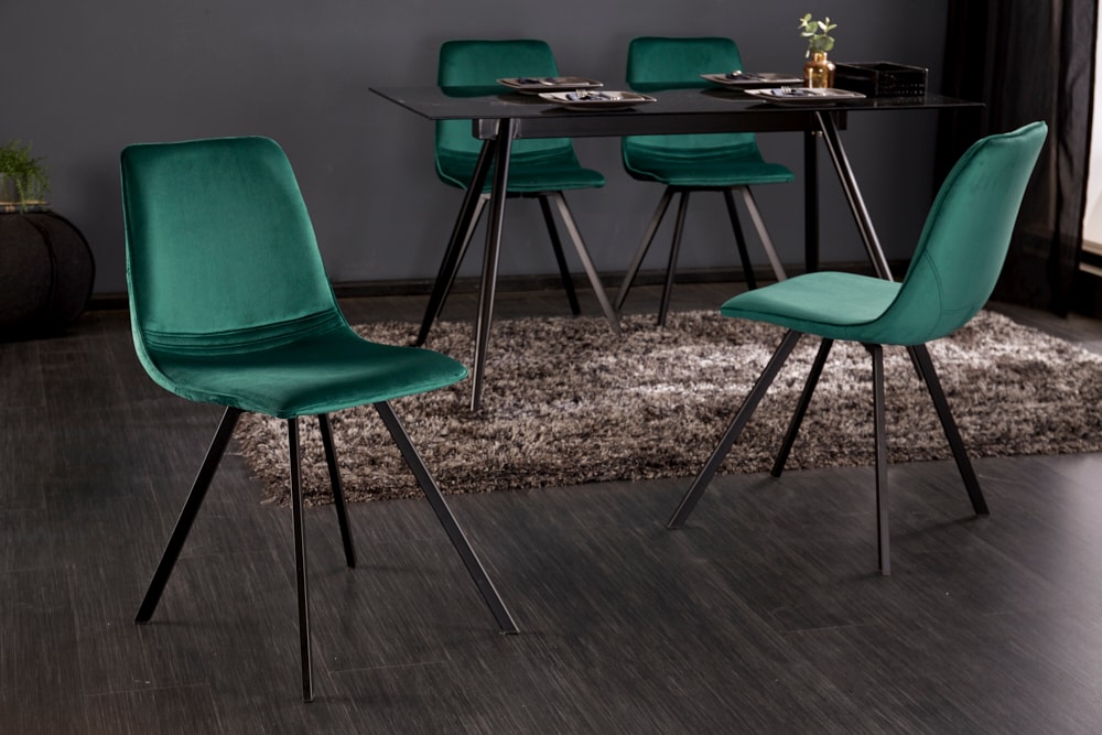 riess-ambiente Stuhl AMSTERDAM CHAIR - Retro stone grau Designklassiker pflegeleicht Esszimmer
