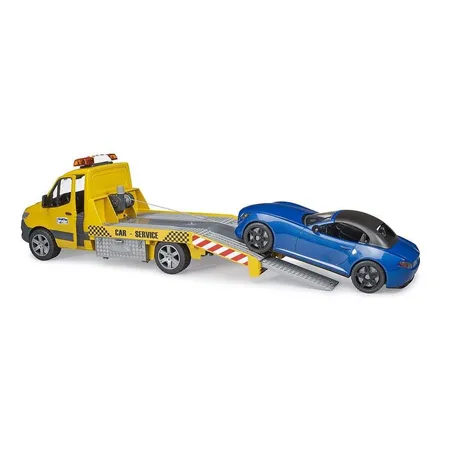 BRUDER® 2675 MB Sprinter Autotransporter mit Light & Sound Modul und BRUDER® Roadster