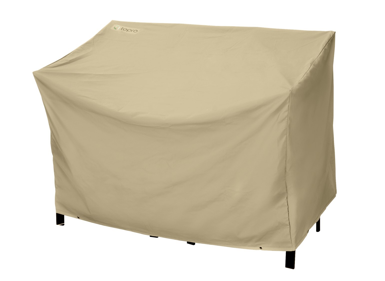 TEPRO Abdeckhaube für 2-Sitzer Gartenbank 8619 - beige - 130 cm breit