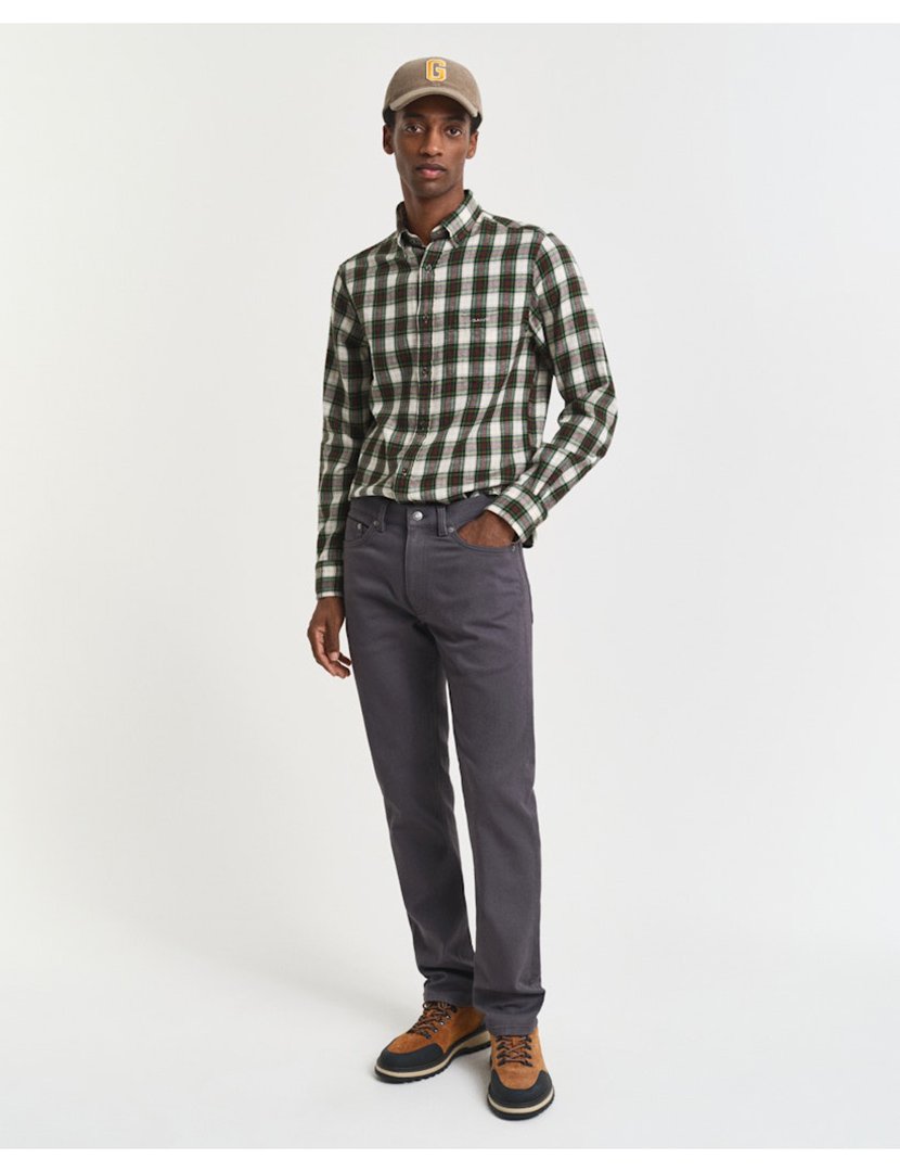 Regular Soft Twill Jeans Grey