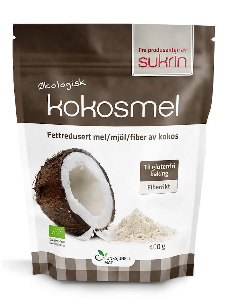 Sukrin Kokosmel fettredusert