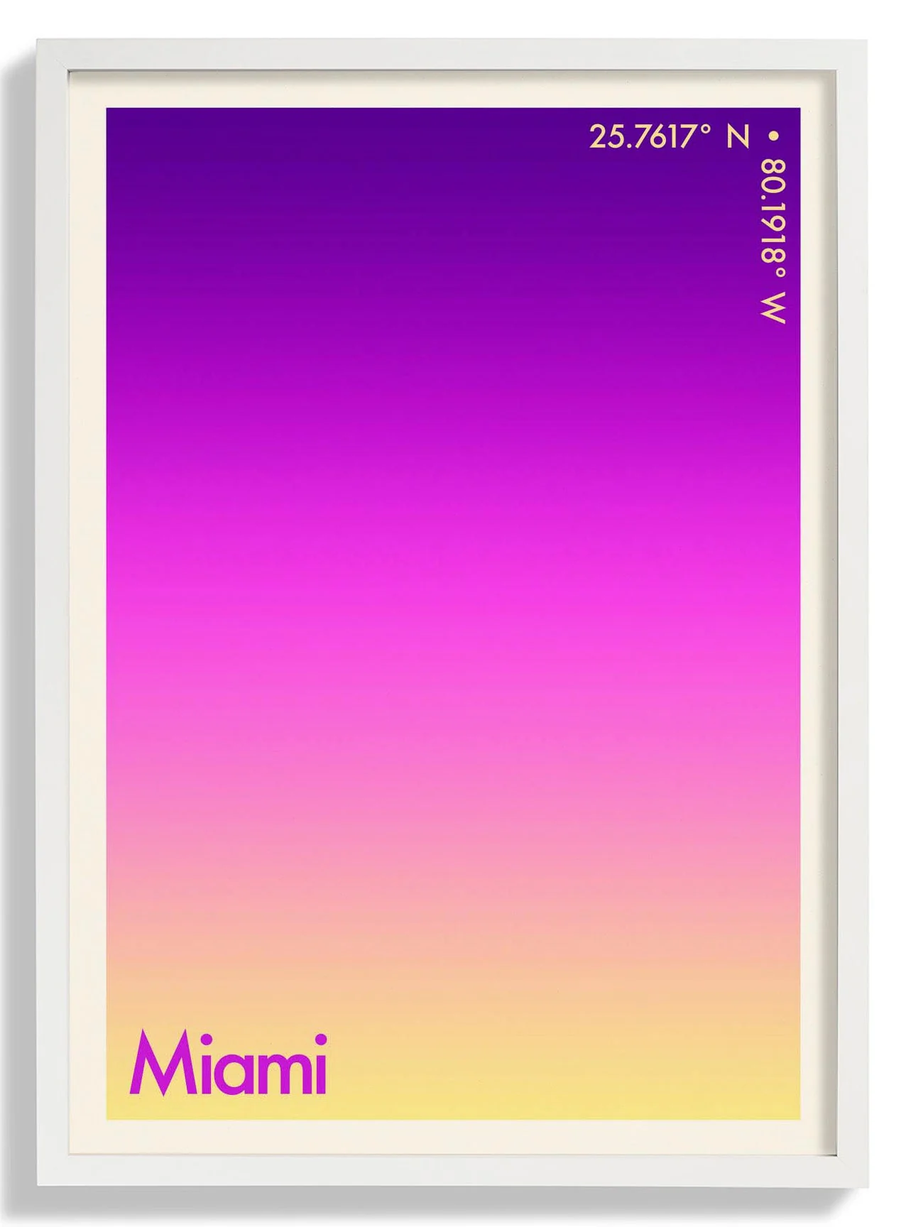 Miami Sonnenuntergang Stadt