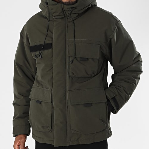 Parka Capuche Vert Kaki