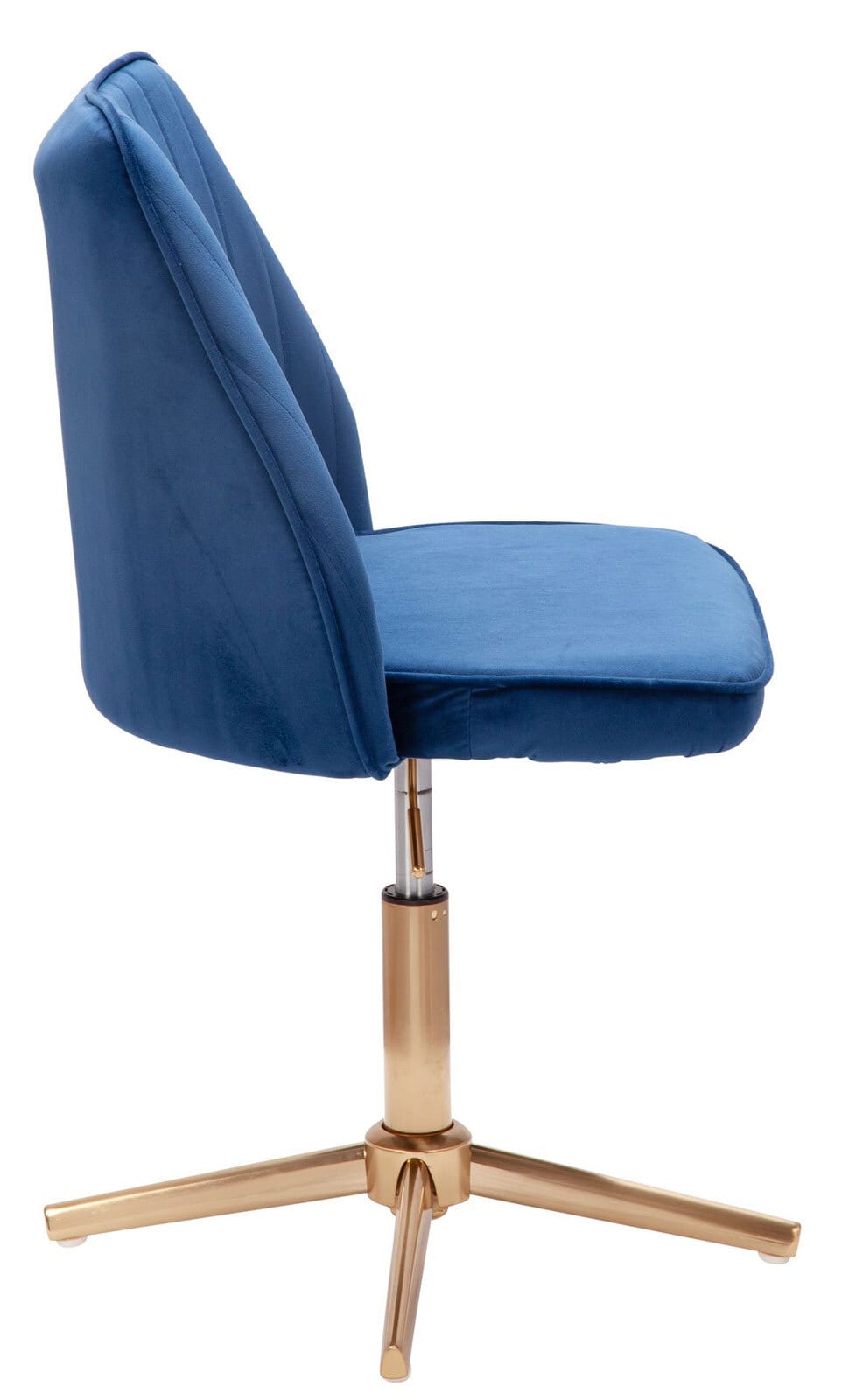 Drehstuhl Farsund blau/gold