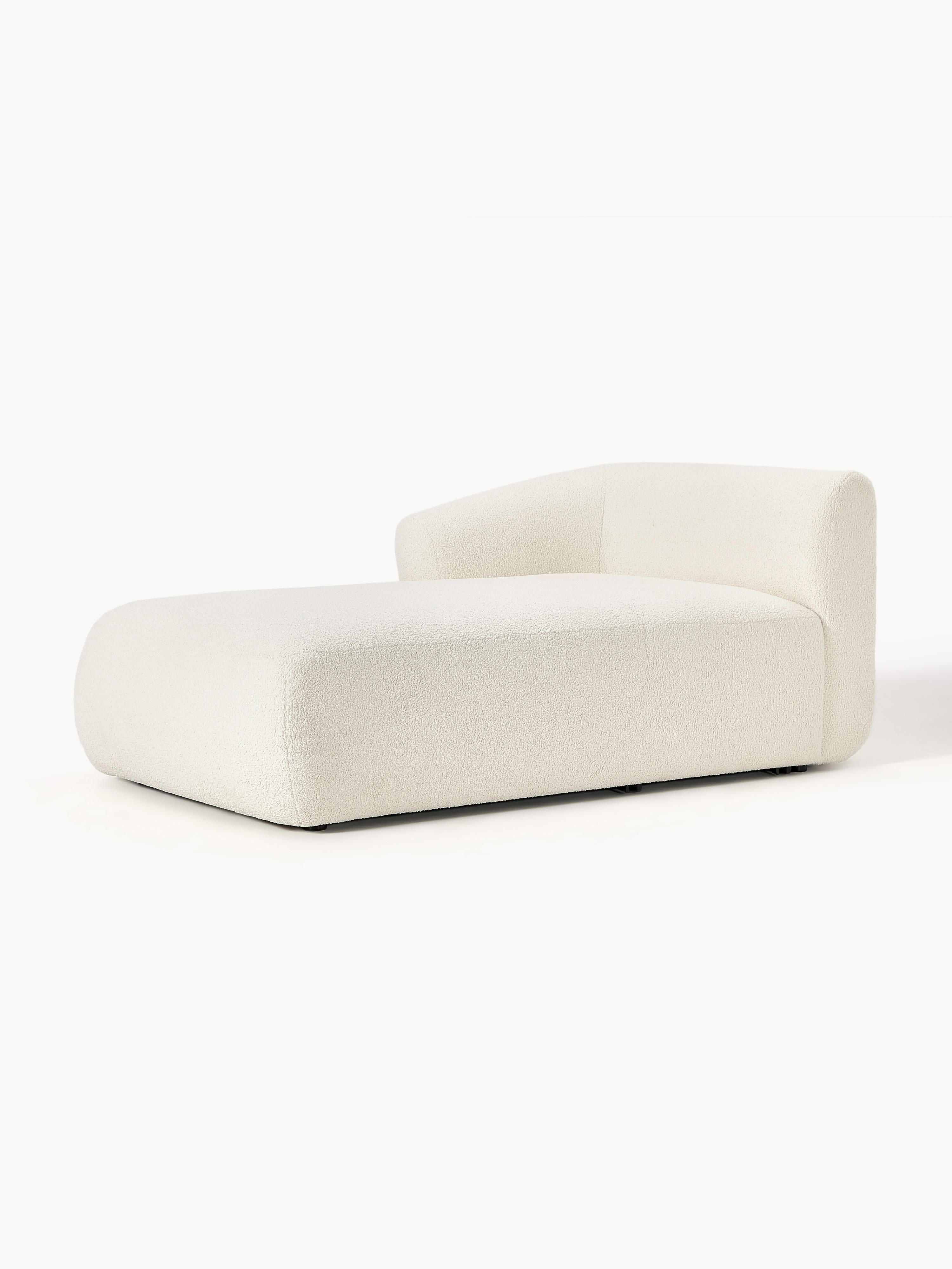 Chaise longue hoekmodule Sofia uit teddy