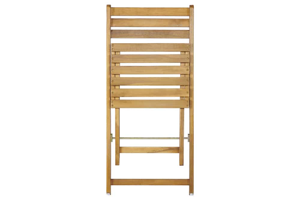 Outdoor Balkon Stuhl BALI natur honey Akazienholz klappbar wetterfest Gartenstuhl