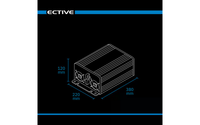 Ective TSI Pro Sinus Wechselrichter mit Netzvorrangschaltung