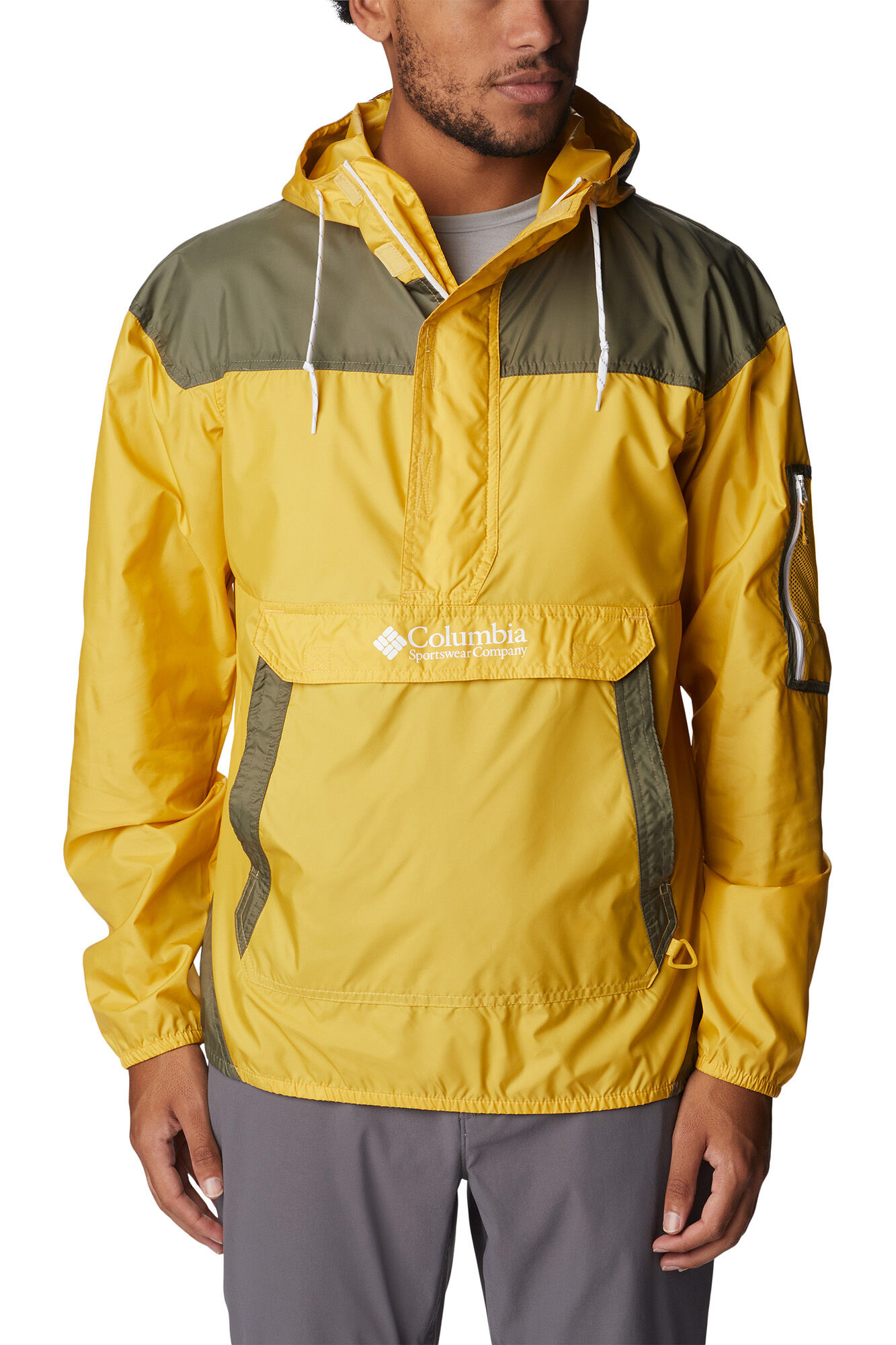 Jaqueta corta-vento masculina Columbia Challenger™ - Amarela
