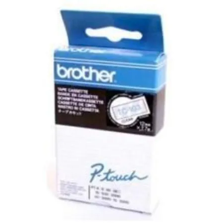 Brother TC-103 Schriftbandkassette TC-103 blau auf transparent