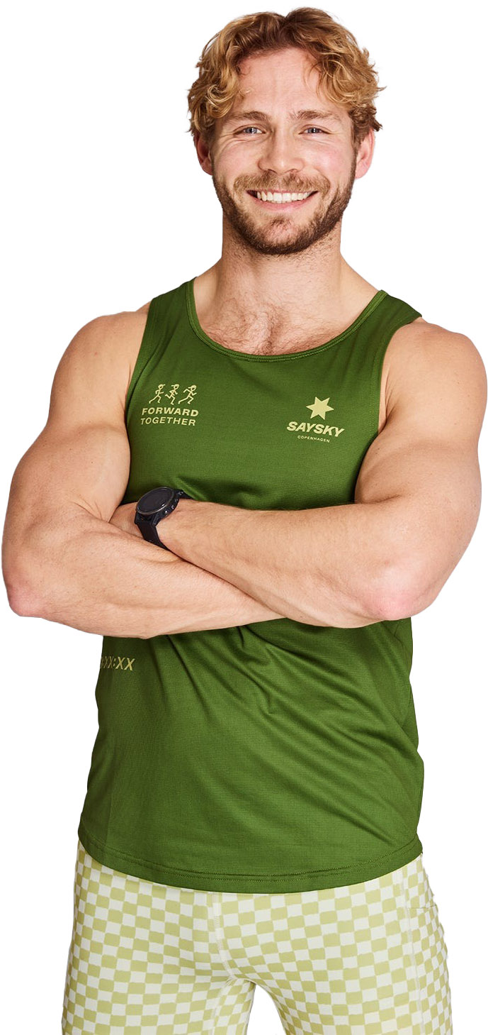Statement Combat Singlet Herre Green