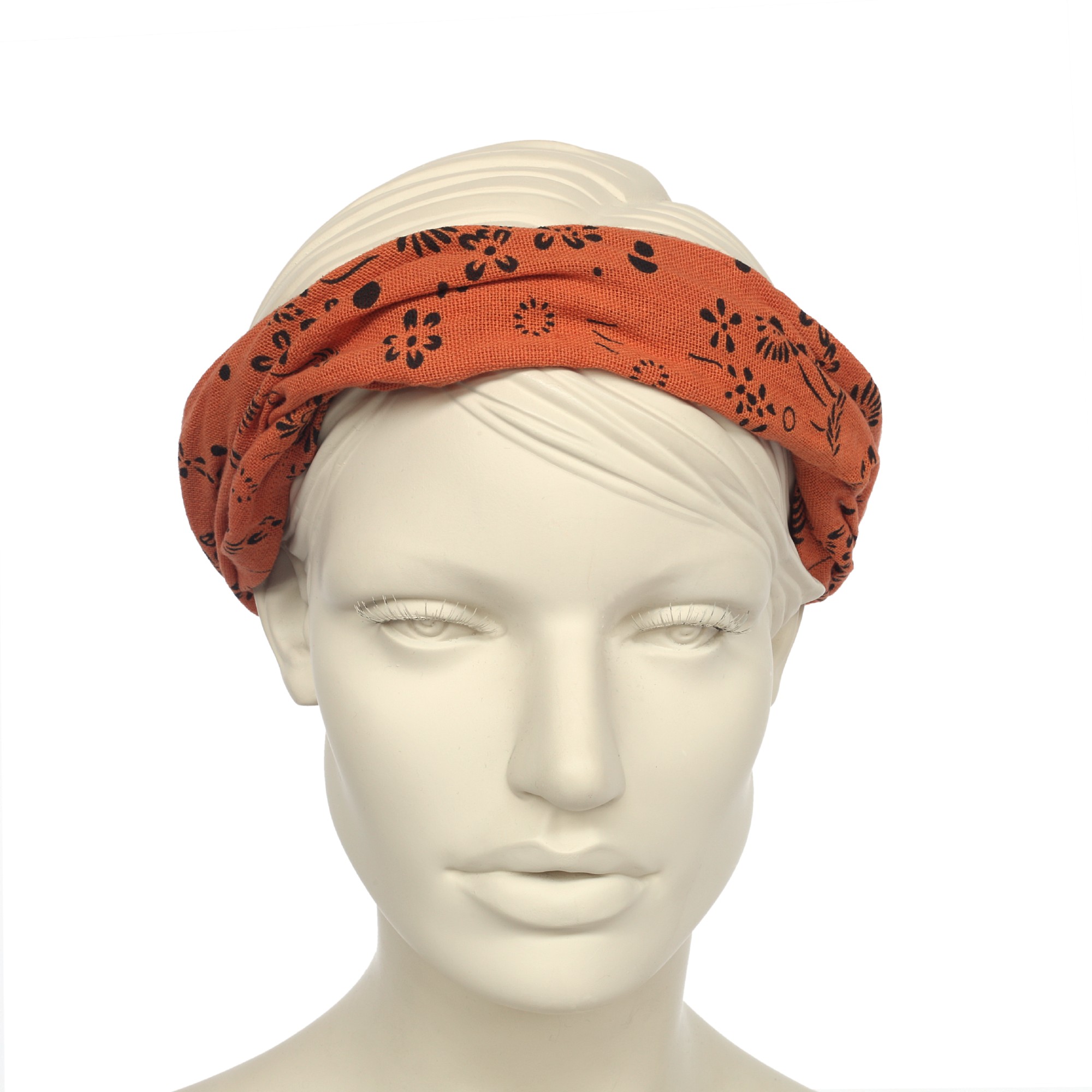 Haarband, orange, schwarz, T 54 cm, B 32 cm günstig bestellen