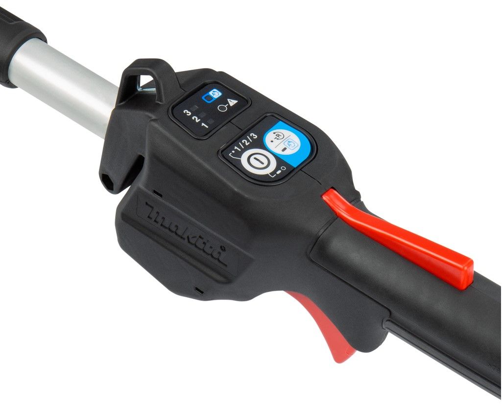 Makita DUR369LPT2 2x18 V Bosmaaier D-greep ( 2x5.0 Ah ) accu en 1 duo snellader