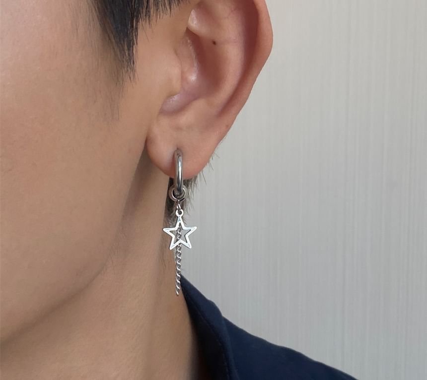 Lilafey - Sterketting oorbel / clip-on oorbel