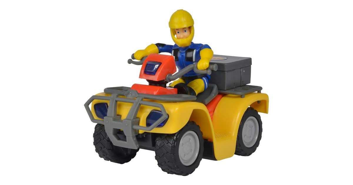 SimbaBrandweerman Sam - Quad Mercury Speelgoedvoertuig  (Voertuig met speelfiguur)