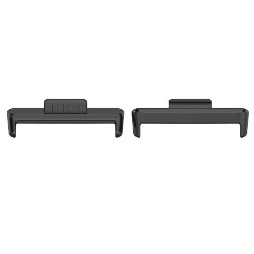 (2er Set) Huawei Watch Fit 3 Armband Adapter Verbindungsstück Federverschluss (20mm) - Schwarz
