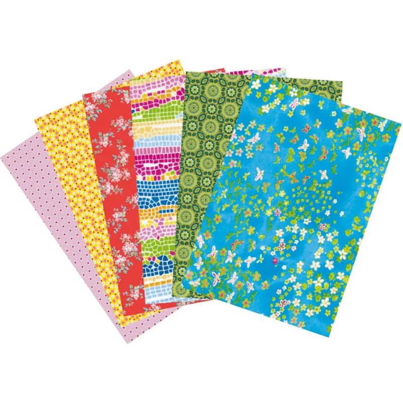 Décopatch PS30B20C - Lot de 30 Feuilles 30x40 cm, Motifs Scolaires assortis - Assortiment