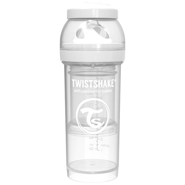 TwistshakeTwistshake   Anti Kolik Babyflasche white 180ml