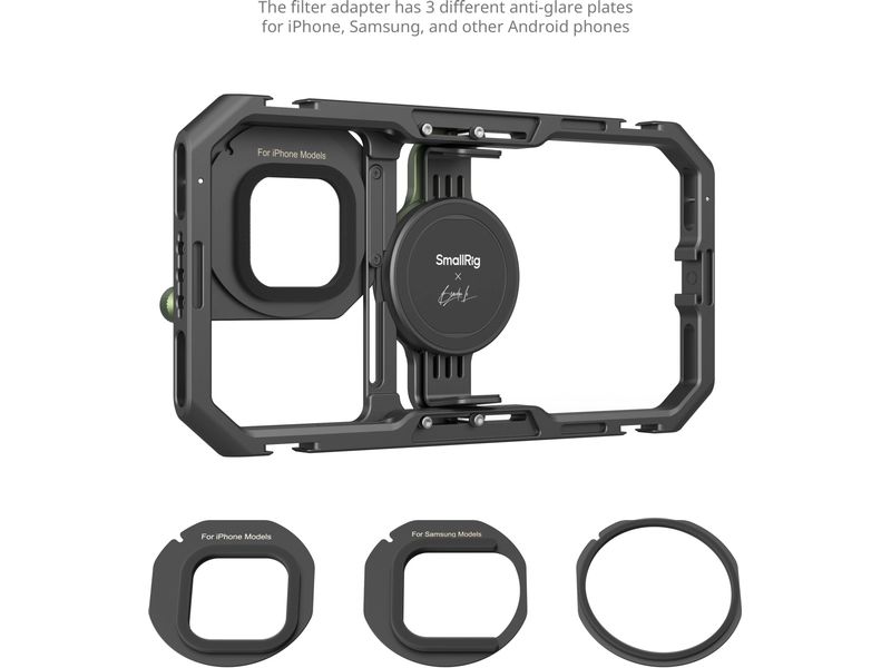 Smallrig All-In-One Mobile Video Kit Co-Design Edition Eine professionelle Lösung für Videoaufnahmen mit Mobiltelefonen