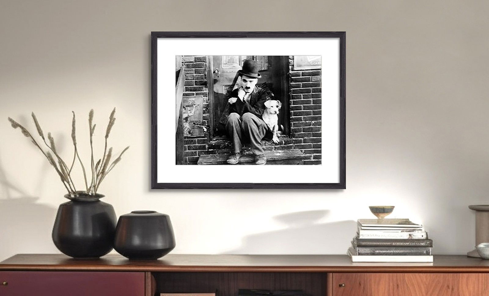 Charlie Chaplin as The Tramp by Classic Collection II - Darlings - Small Limited Edition. 30x40.