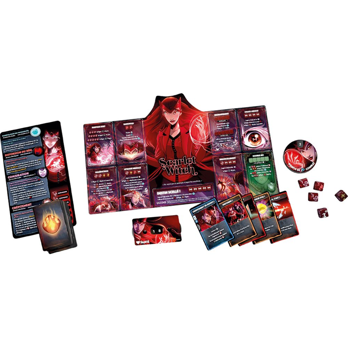 Dice Throne Marvel : Scarlet Witch, Thor, Loki, Spider-Man