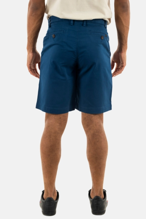 Shorts bermudas superdry stretch chino j6p pilot mid blue