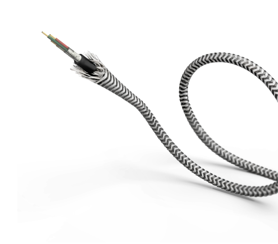 (20cm/3A) USB C auf Lightning Nylon Ladekabel Datenkabel - Schwarz / Weiss