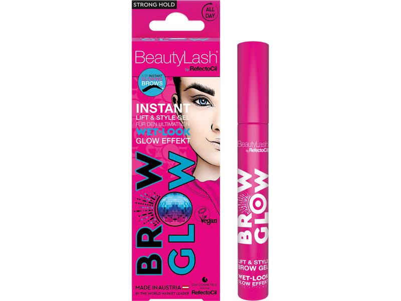BeautyLash Augenbrauen-Gel Brow Glow Gel Transparent Augenbrauengel für strahlenden Wet-Look und starken Halt