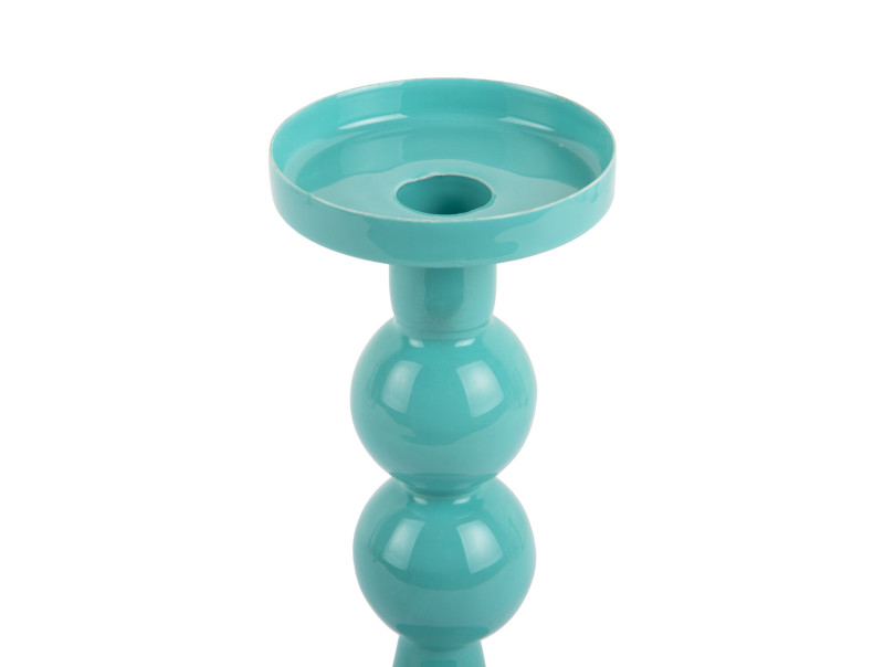 Candle Holder Funky Medium PT4262BL Turquoise blue