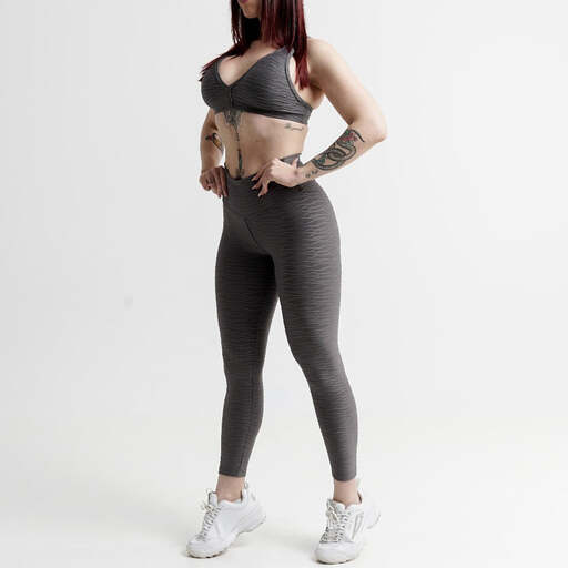 Conjunto Forza com Top Texturizado e Legging