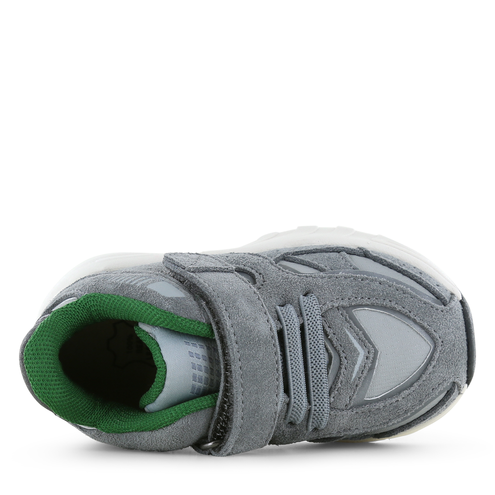 Shoesme sportief grijs sneakertje Microleer, Suède | Sale