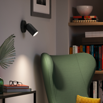 Philips opbouwspot Pongee zwart
