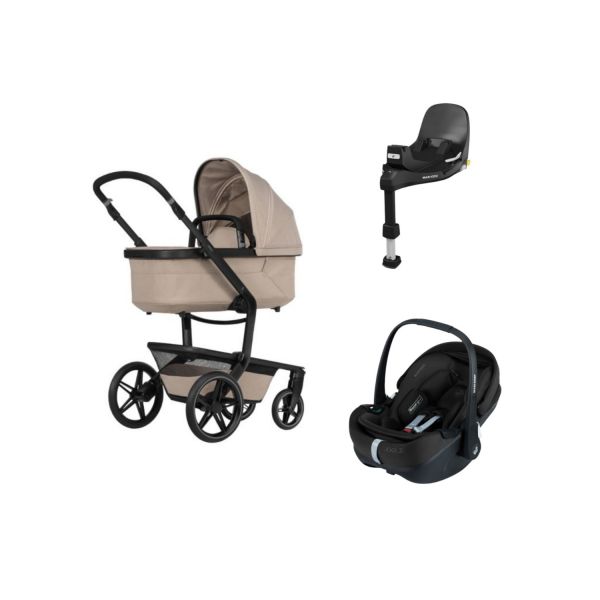 Joolz Day 5 Kinderwagen 2-in-1 - Navy Blue | Joolz X Maxi-Cosi Pebble 360 Pro 2 Autostoeltje | Maxi-Cosi FamilyFix 360 Pro
