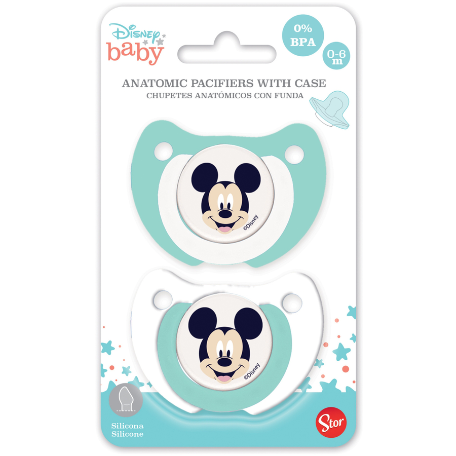 Stor Schnuller, Mickey 0-6 Monate, 2 Stück