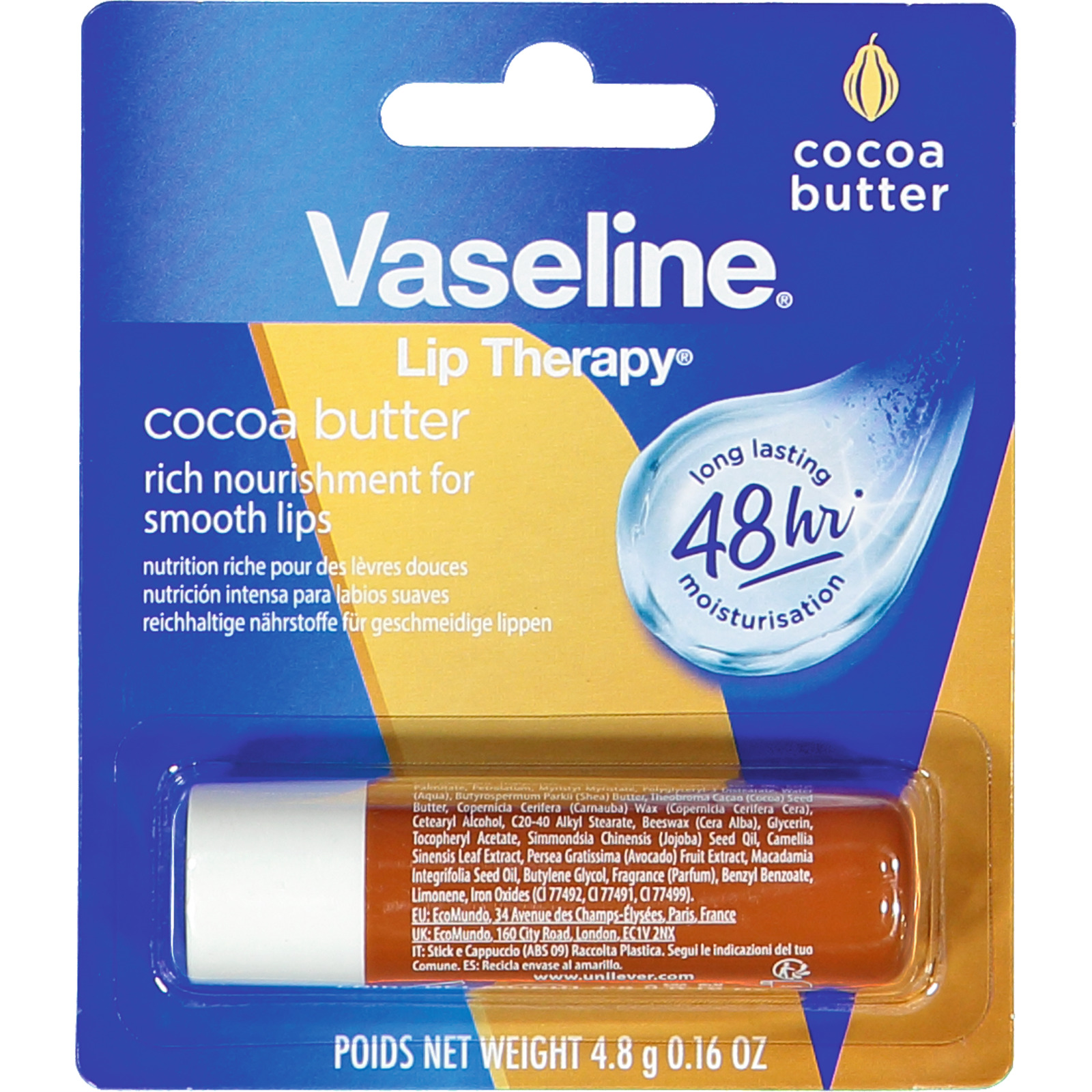 Vaseline Lip Stick Cocoa 4,8 g