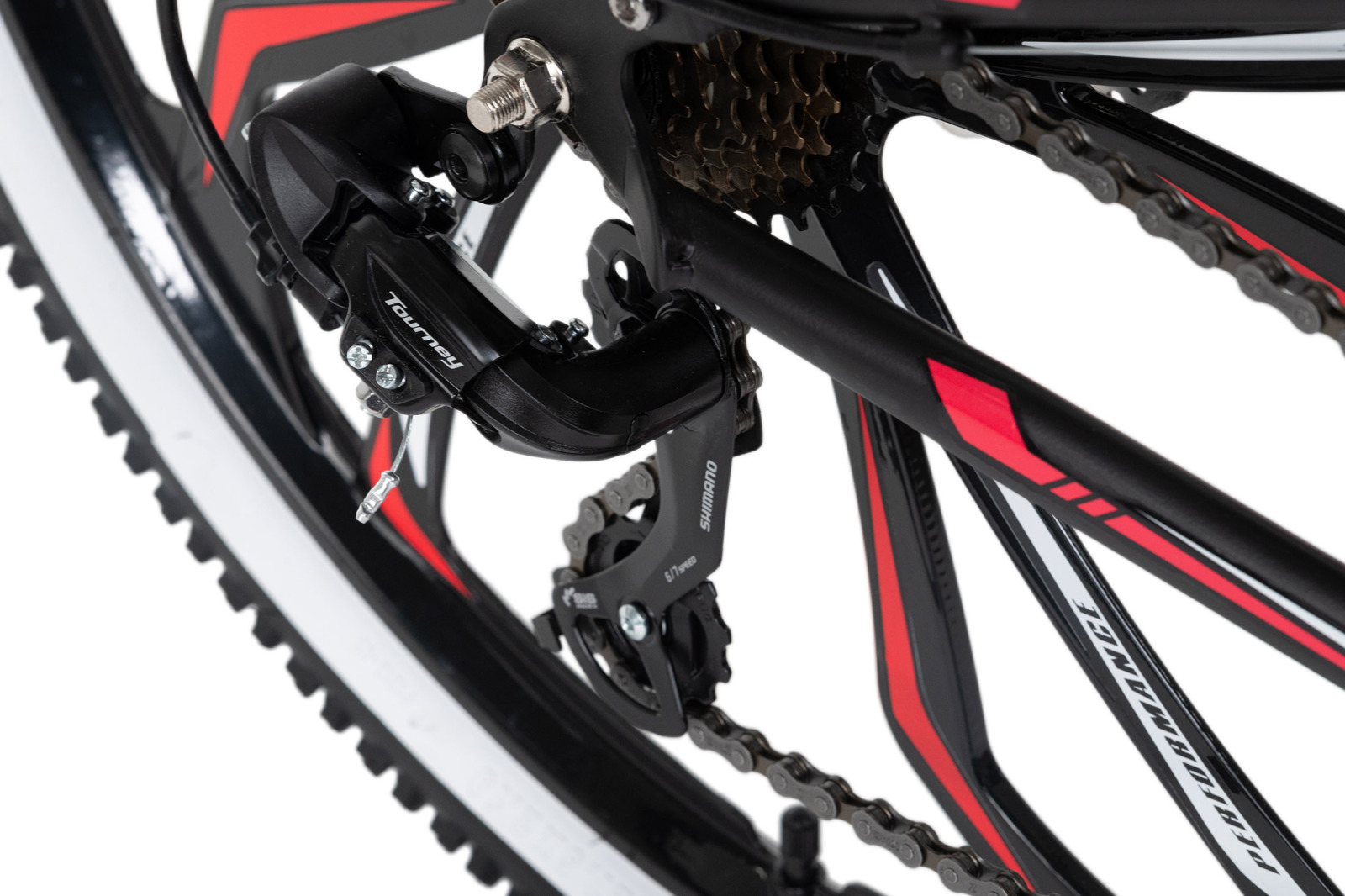 KS Cycling Mountainbike FULLY 27,5'' SCRAWLER - schwarz-rot - 46 cm Rahmenhöhe