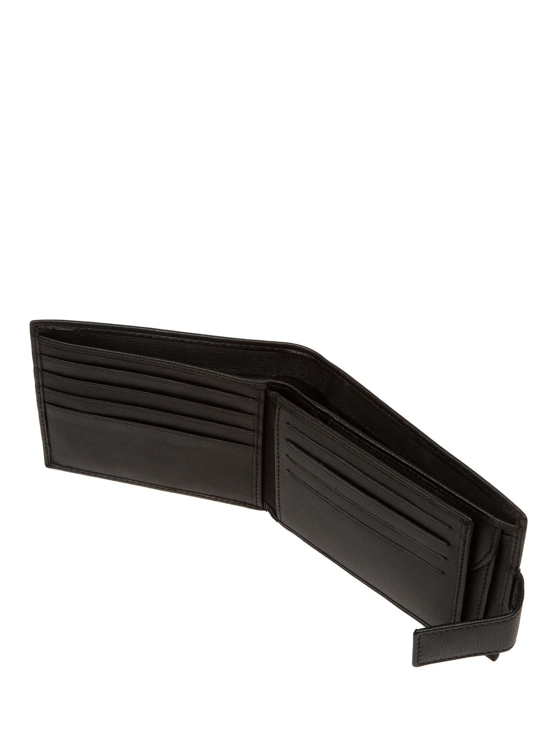 Pure Luxuries London 'Henry' Leather Black Wallet