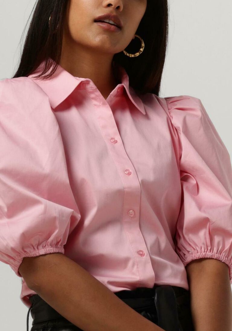 NOTES DU NORD roze notes du nord blouse kira short sleeve shirt
