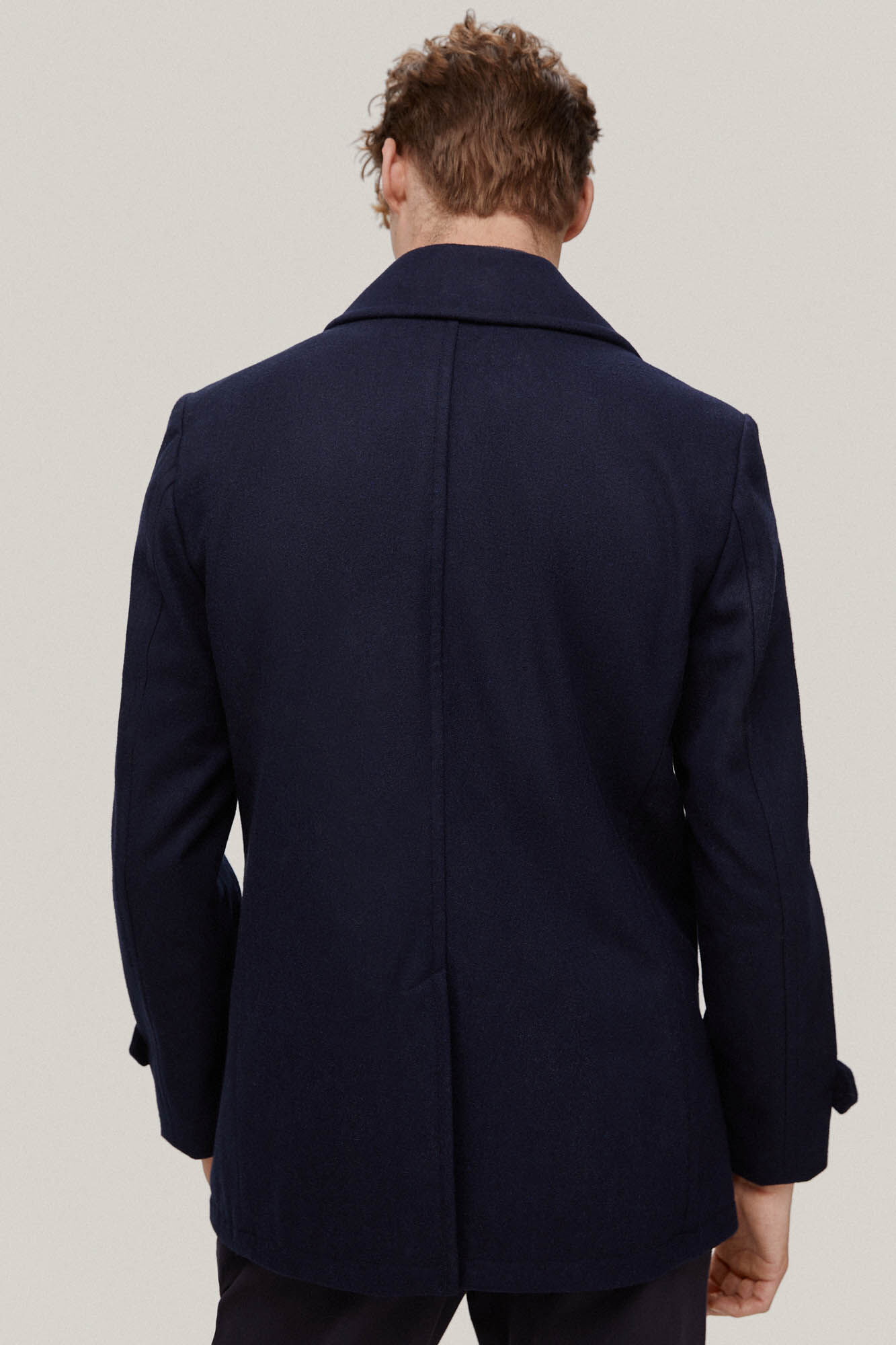 Blazer de abotoamento duplo - Azul