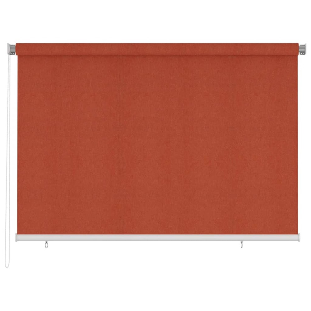 Store roulant d'extérieur 220x140 cm terre cuite pehd