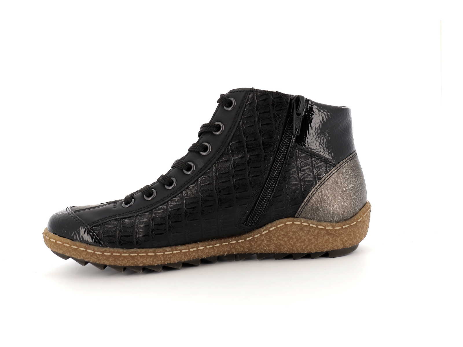 Rieker-L7541 Synthétique Noir