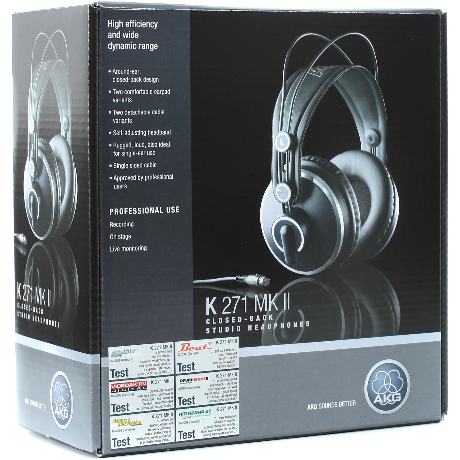 AKG K-271 MKII professionele studio hoofdtelefoon