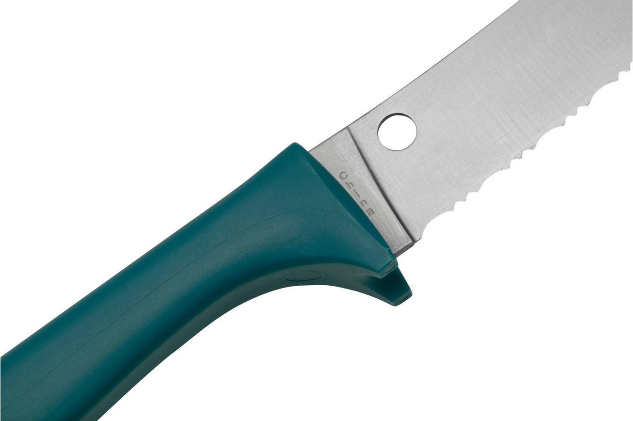 Spyderco Counter Critter K21SBL Blue, gekarteld universeelmes