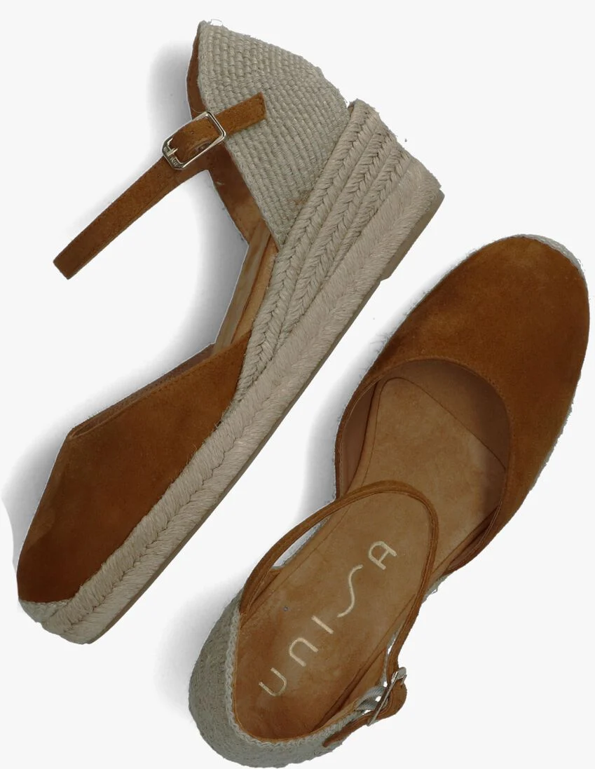 UNISA cognac unisa espadrilles cisca