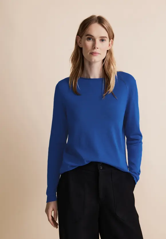 Basic Pullover - fresh intense gentle blue