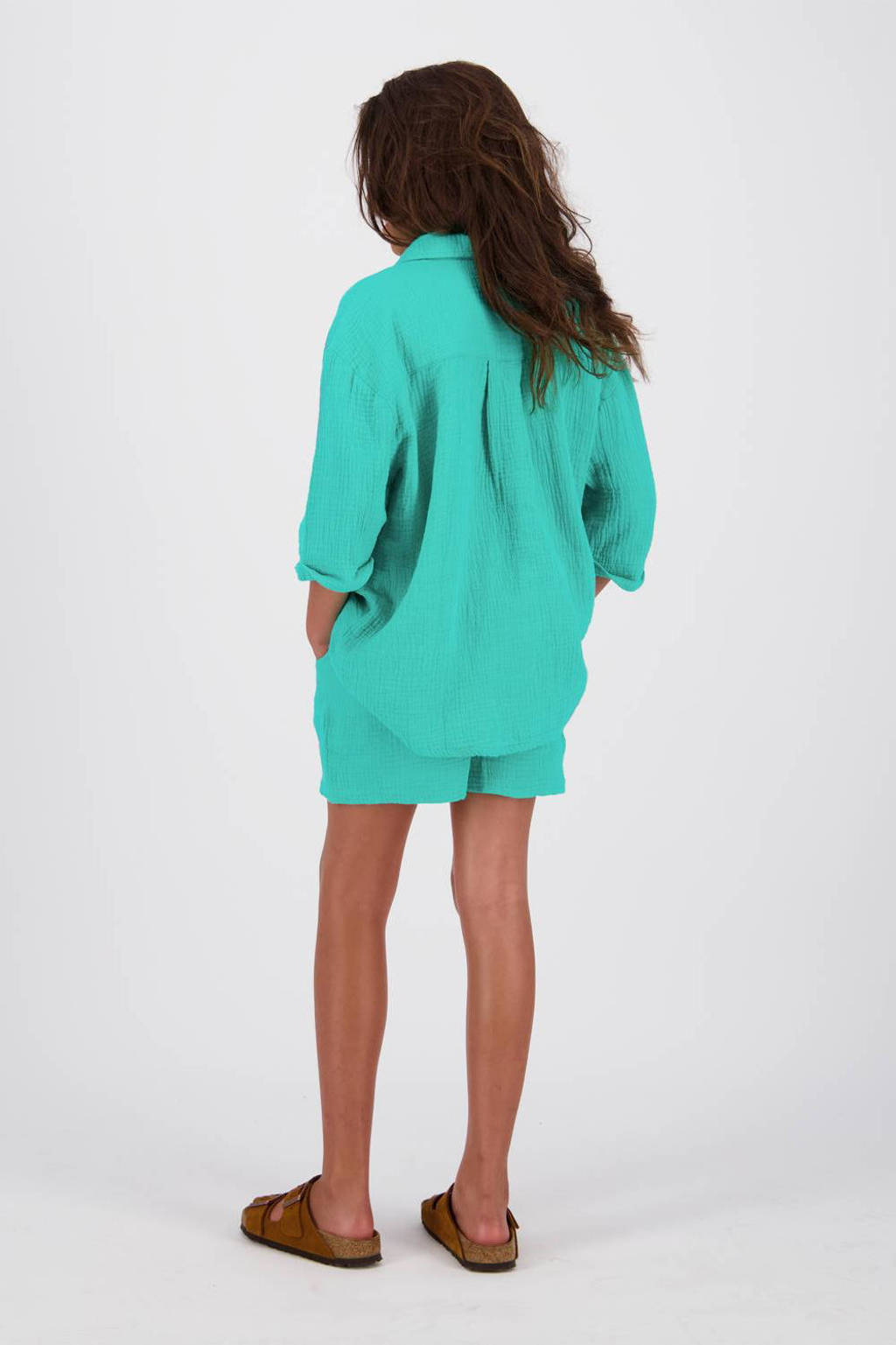Raizzed blouse Yusra groen