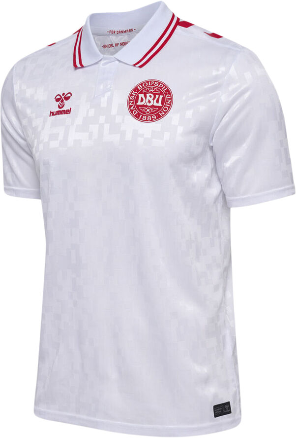 Hummel DBU Danmark 24 Udebanetrøje Voksen Hvid
