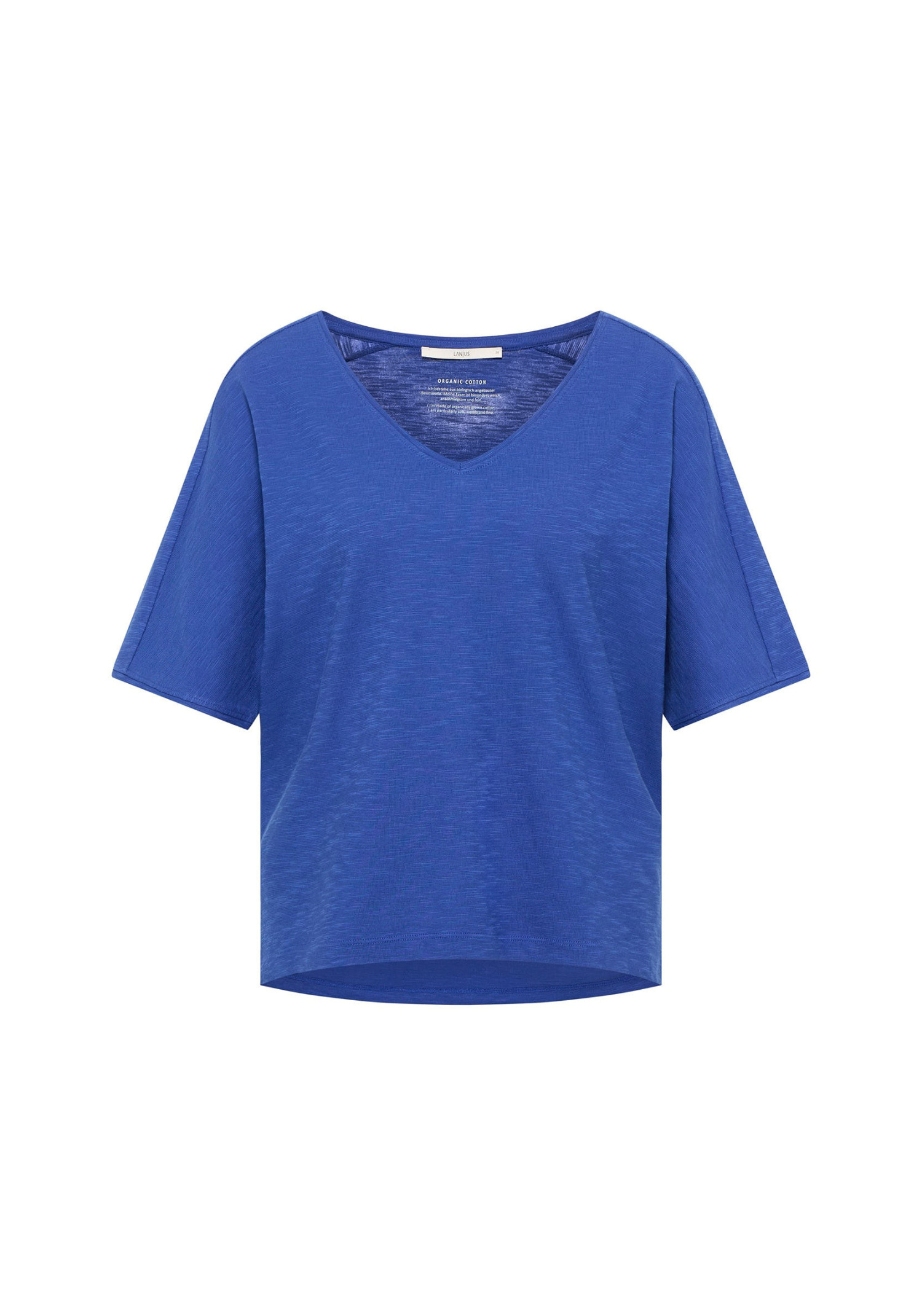 Lanius Shirt GOTS Electric Blue